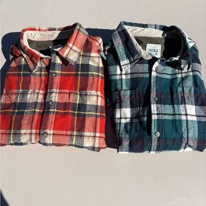 2 FatFace Men’s Flannel Shirts